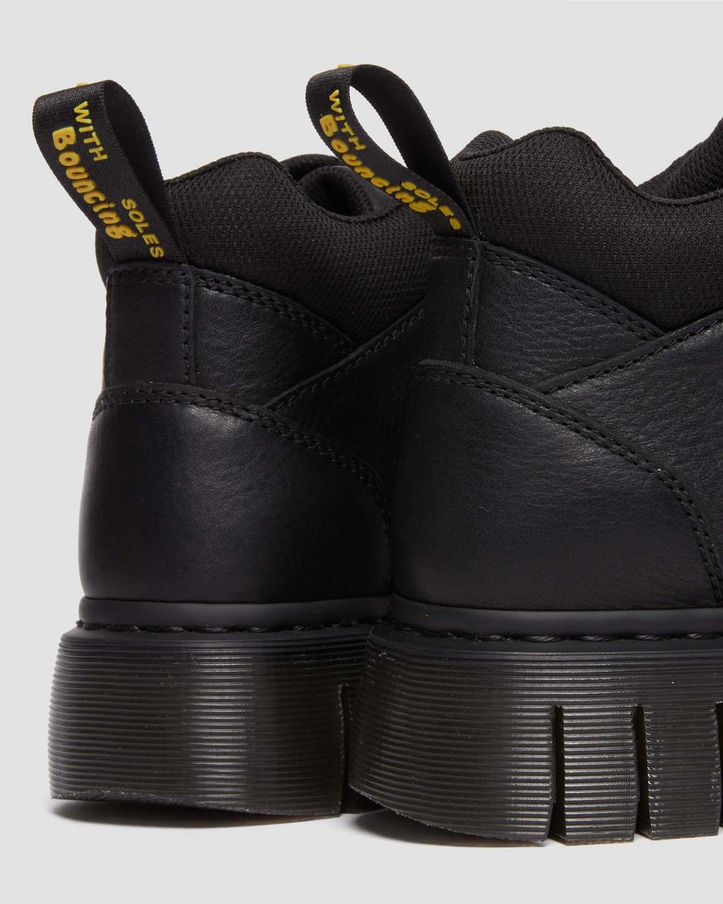 Botas Dr Martens Woodard Grizzly Leather Low Casual Hombre Negros | 14661434