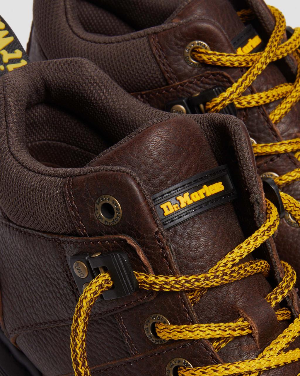 Botas Dr Martens Woodard Grizzly Leather Low Casual Hombre Marrom | 34970837