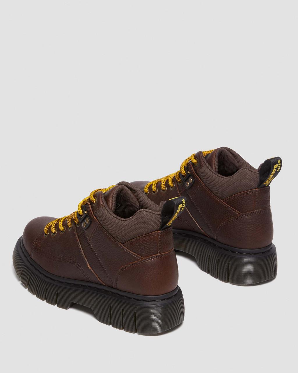 Botas Dr Martens Woodard Grizzly Leather Low Casual Hombre Marrom | 34970837