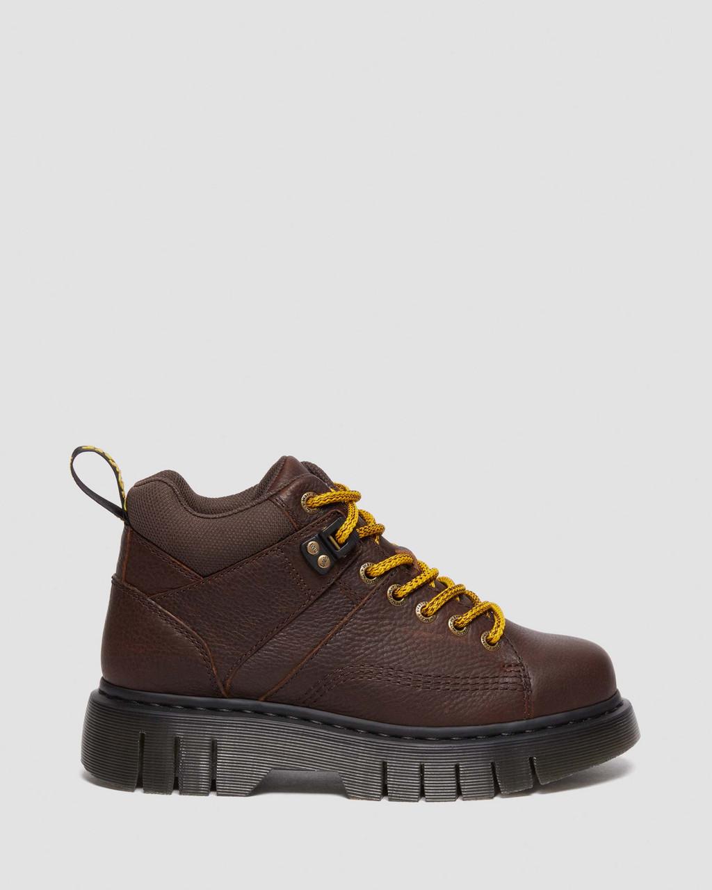 Botas Dr Martens Woodard Grizzly Leather Low Casual Hombre Marrom | 34970837