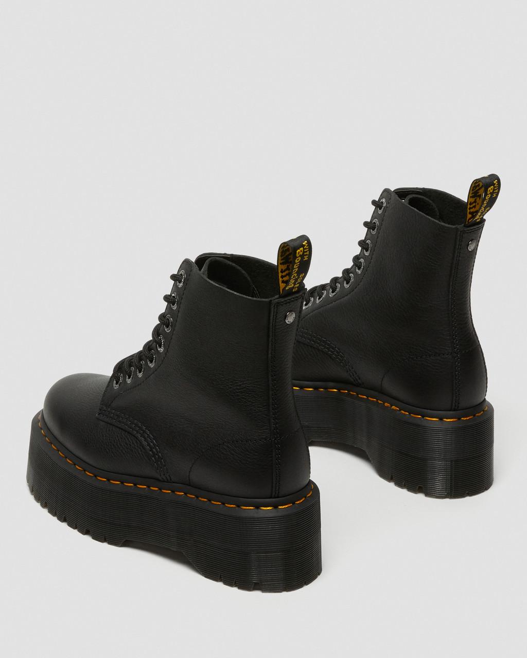 Botas Plataforma Dr Martens 1460 Max Leather Mujer Negros | 56513951