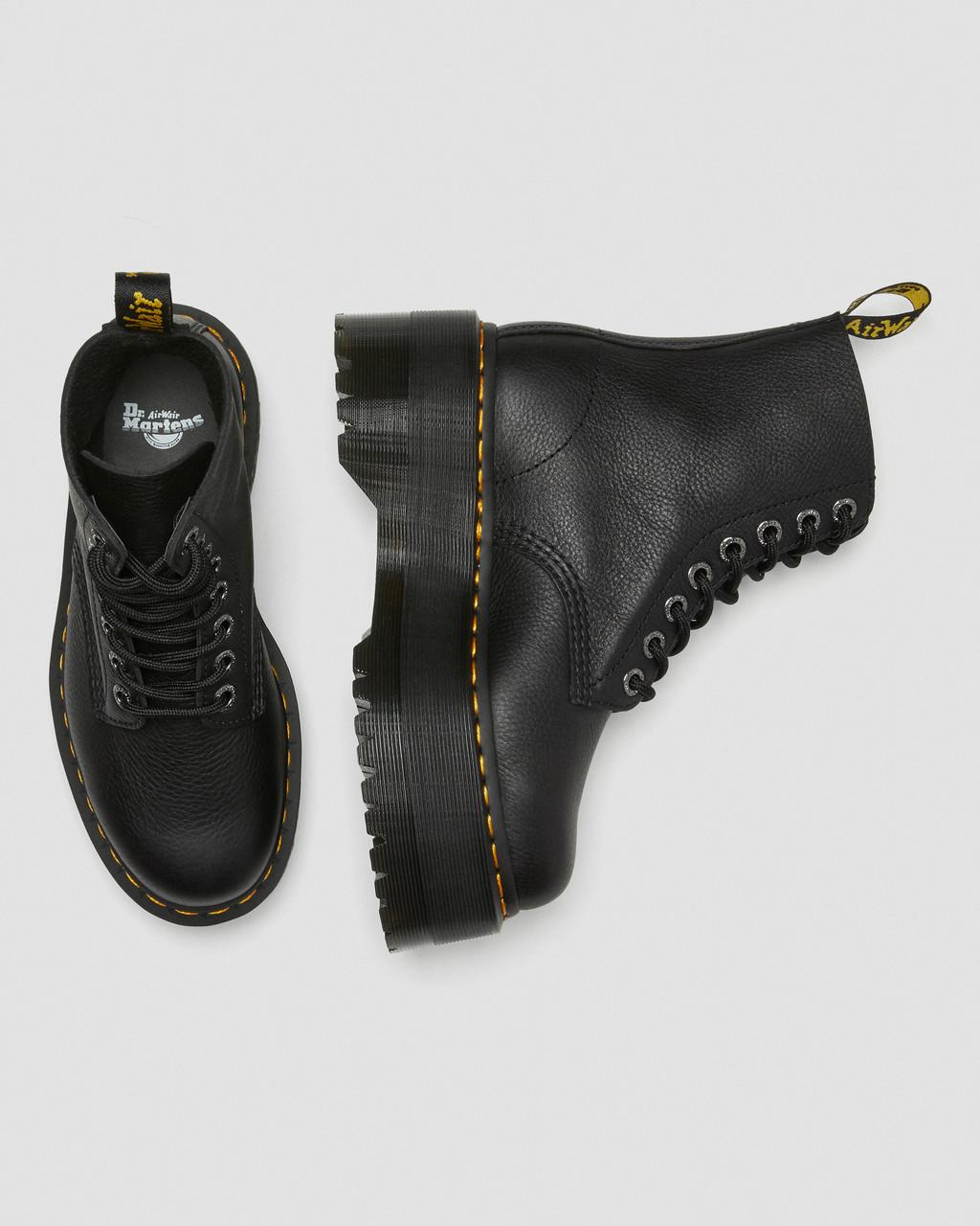 Botas Plataforma Dr Martens 1460 Max Leather Mujer Negros | 56513951