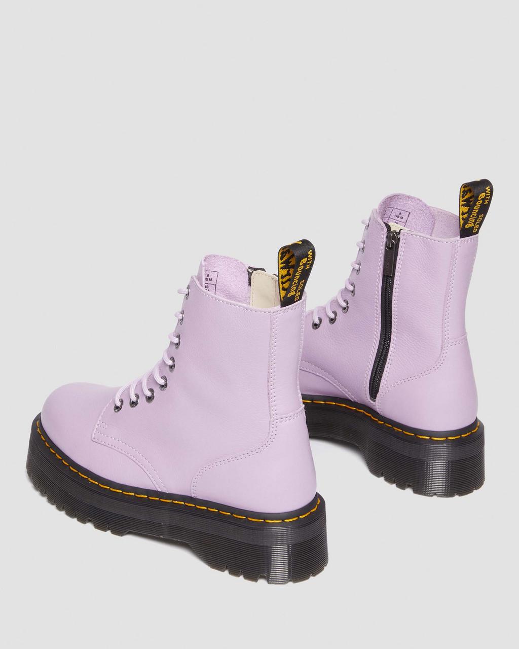 Botas Plataforma Dr Martens Jadon III Pisa Leather Hombre Morados | 27460186