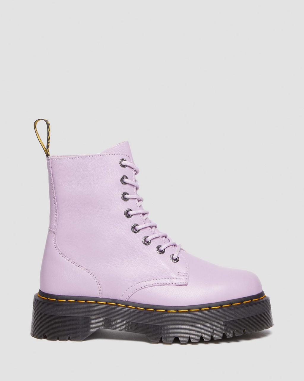 Botas Plataforma Dr Martens Jadon III Pisa Leather Hombre Morados | 27460186