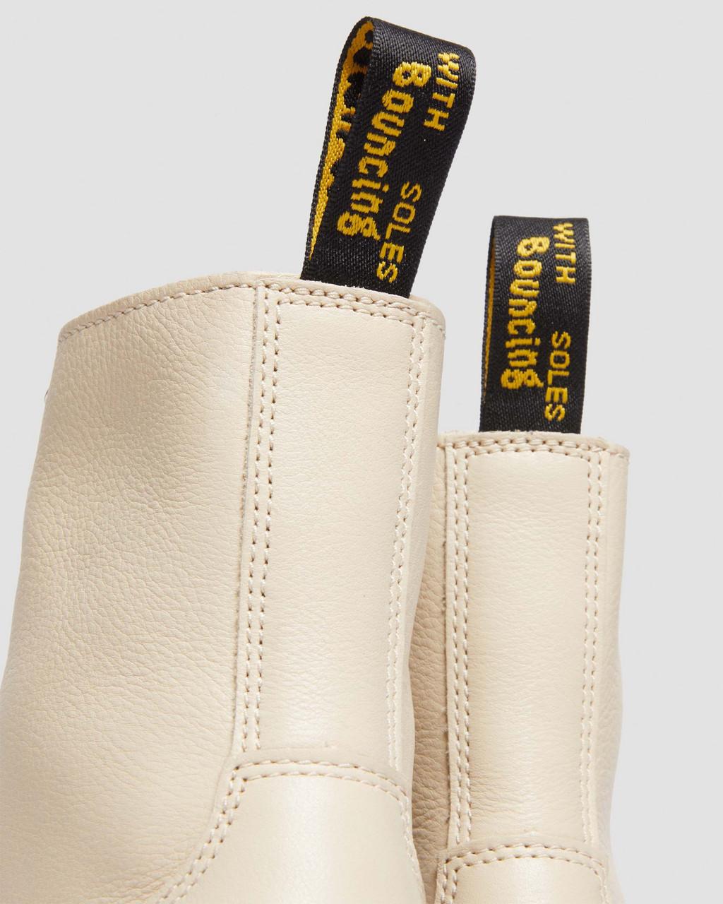 Botas Plataforma Dr Martens Jadon III Pisa Leather Hombre Beige | 36275377