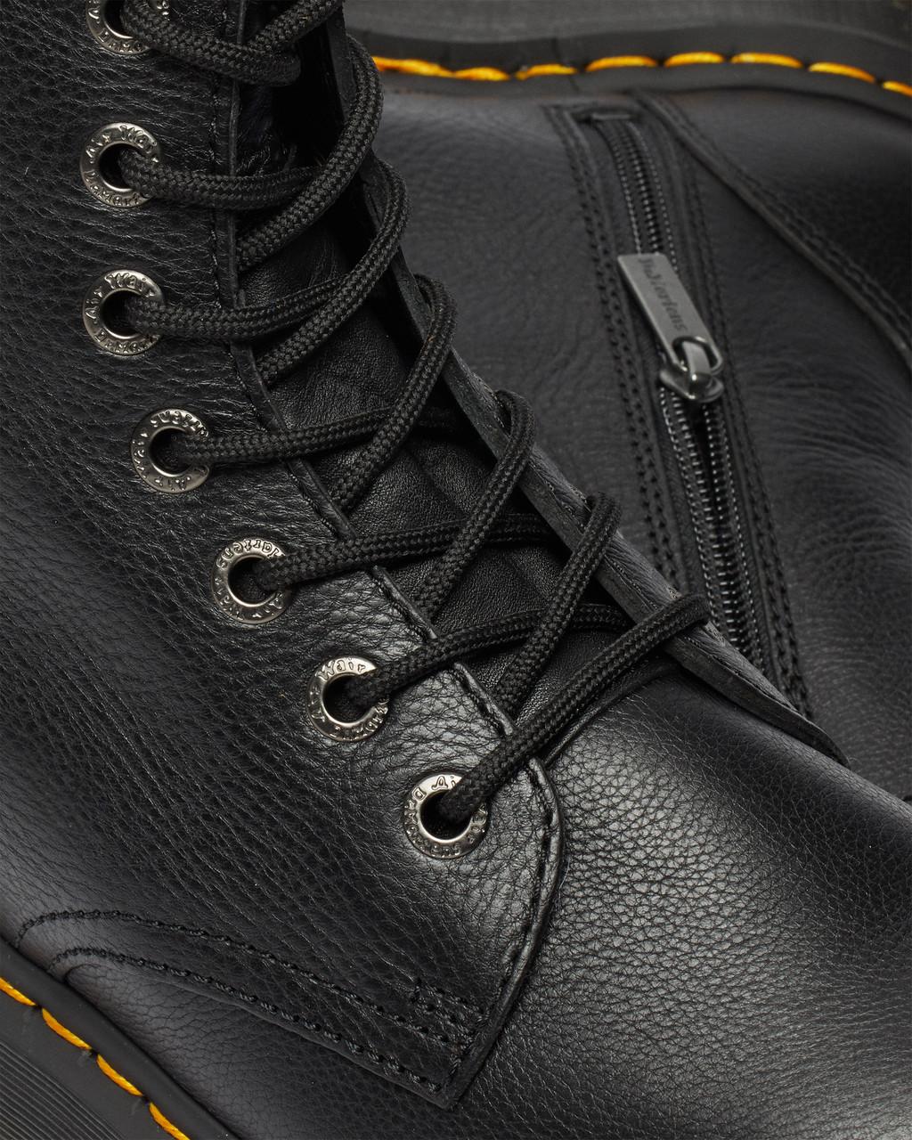 Botas Plataforma Dr Martens Jadon III Pisa Leather Hombre Negros | 50634271