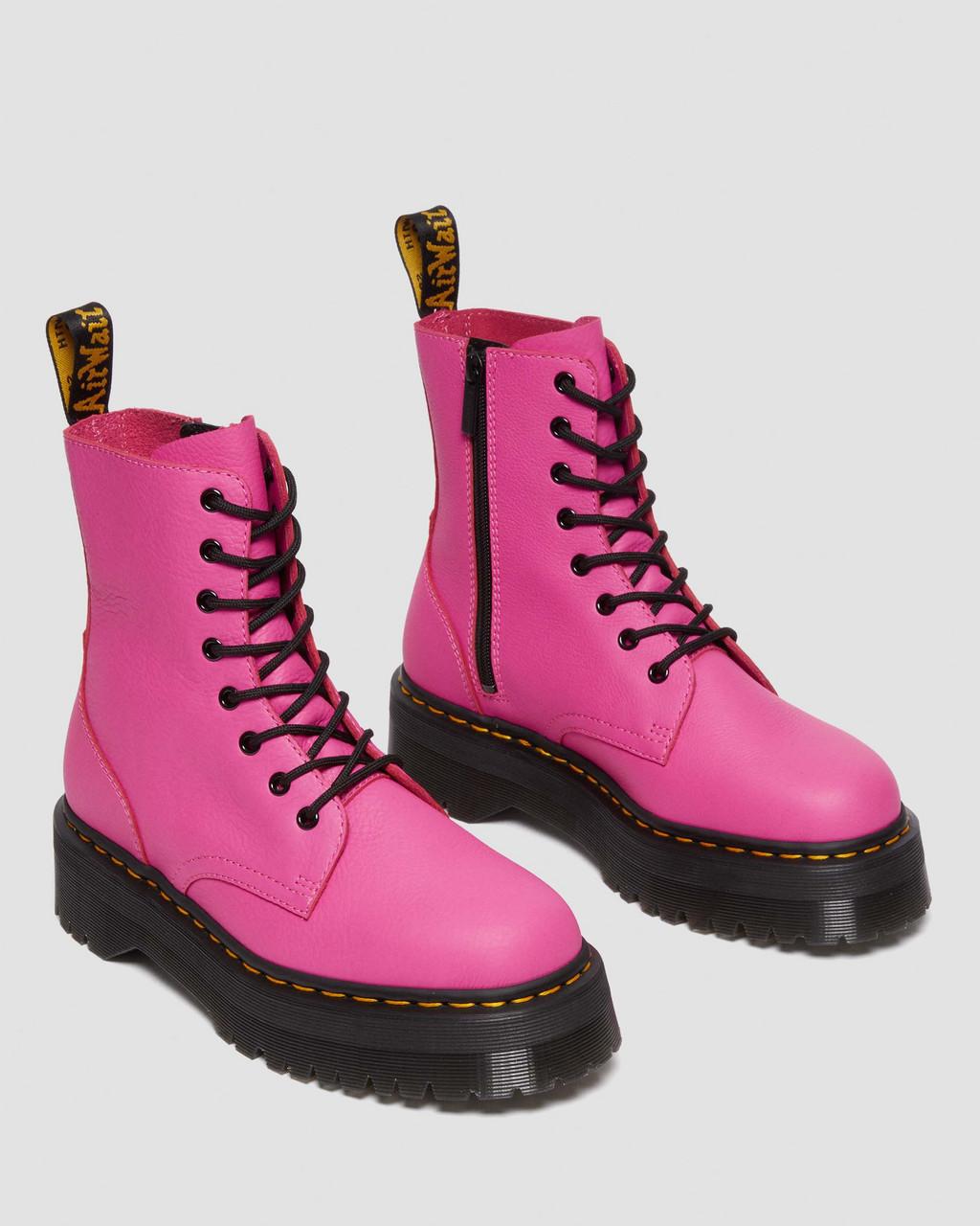 Botas Plataforma Dr Martens Jadon III Pisa Leather Hombre Rosas | 43347923