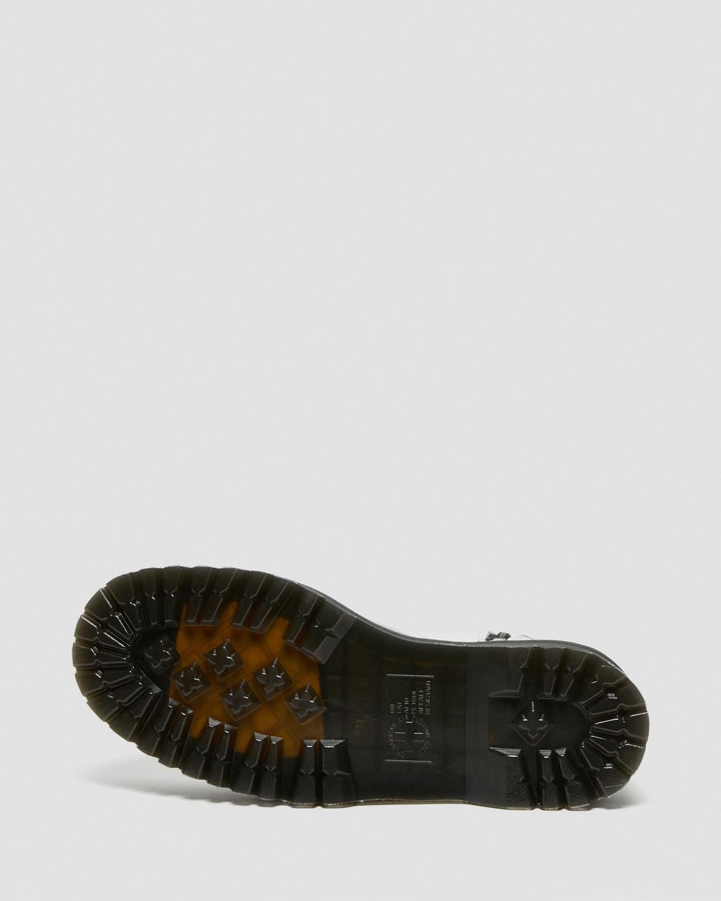 Botas Plataforma Dr Martens Jadon Smooth Leather Hombre Blancos | 13860251
