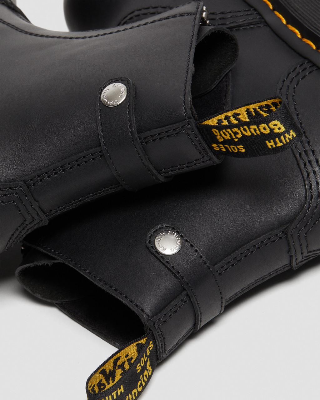 Botas Plataforma Dr Martens Jetta Zipped Sendal Leather Mujer Negros | 17014850