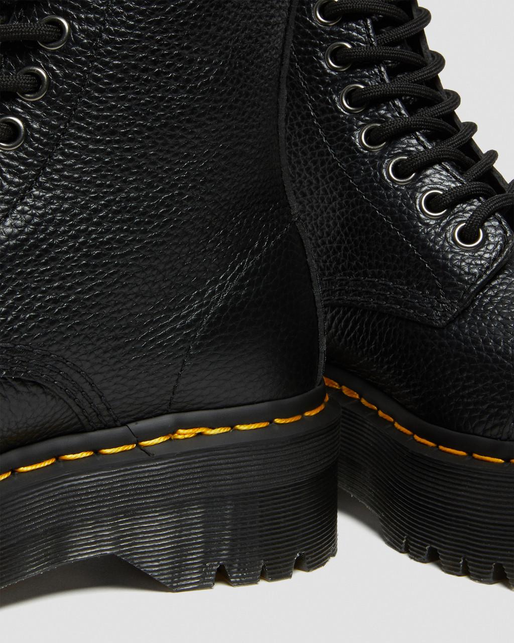 Botas Plataforma Dr Martens Sinclair Milled Nappa Leather Mujer Negros | 11587132