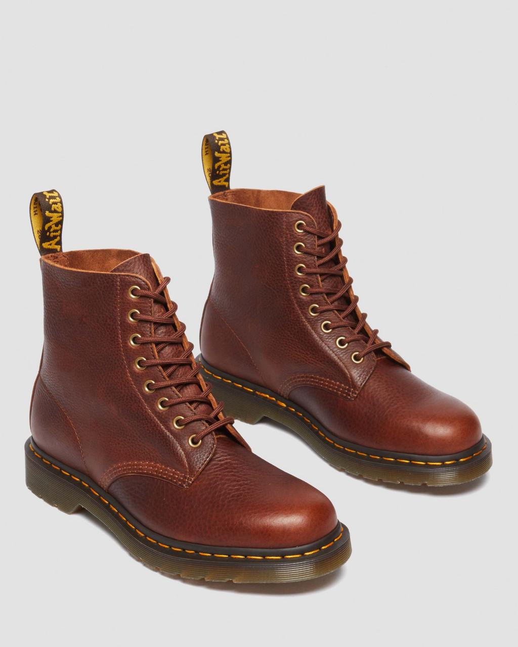 Botas con Cordones Dr Martens 1460 Ambassador Leather Mujer Marrom | 71534493