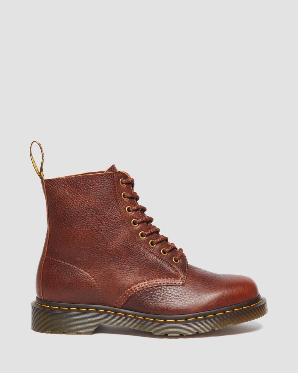 Botas con Cordones Dr Martens 1460 Ambassador Leather Mujer Marrom | 71534493