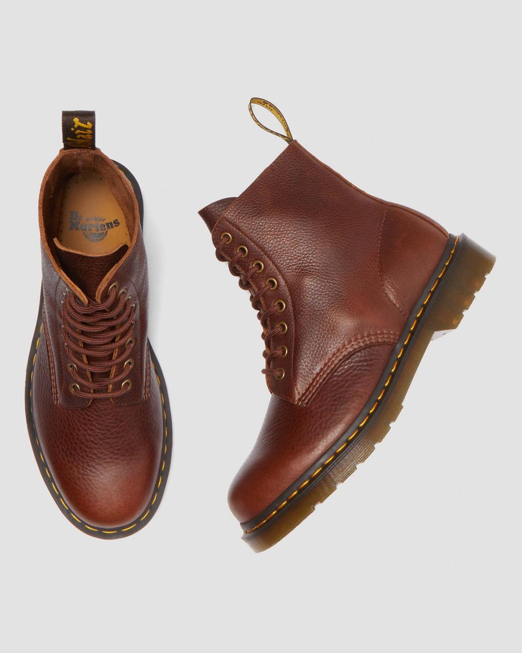 Botas con Cordones Dr Martens 1460 Ambassador Leather Mujer Marrom | 71534493