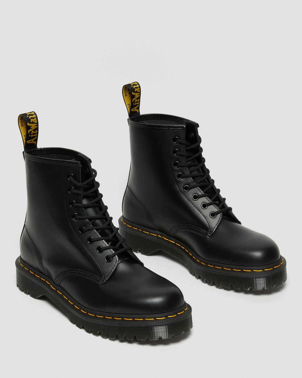 Botas con Cordones Dr Martens 1460 Bex Smooth Leather Mujer Negros | 38113313