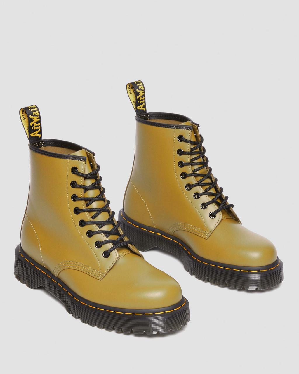 Botas con Cordones Dr Martens 1460 Bex Smooth Leather Hombre Amarillos | 68078916