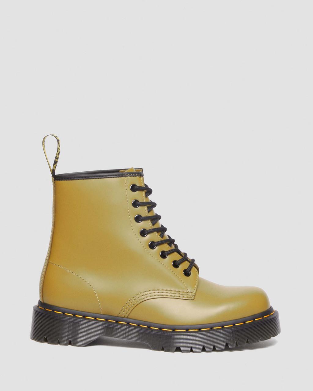 Botas con Cordones Dr Martens 1460 Bex Smooth Leather Hombre Amarillos | 68078916