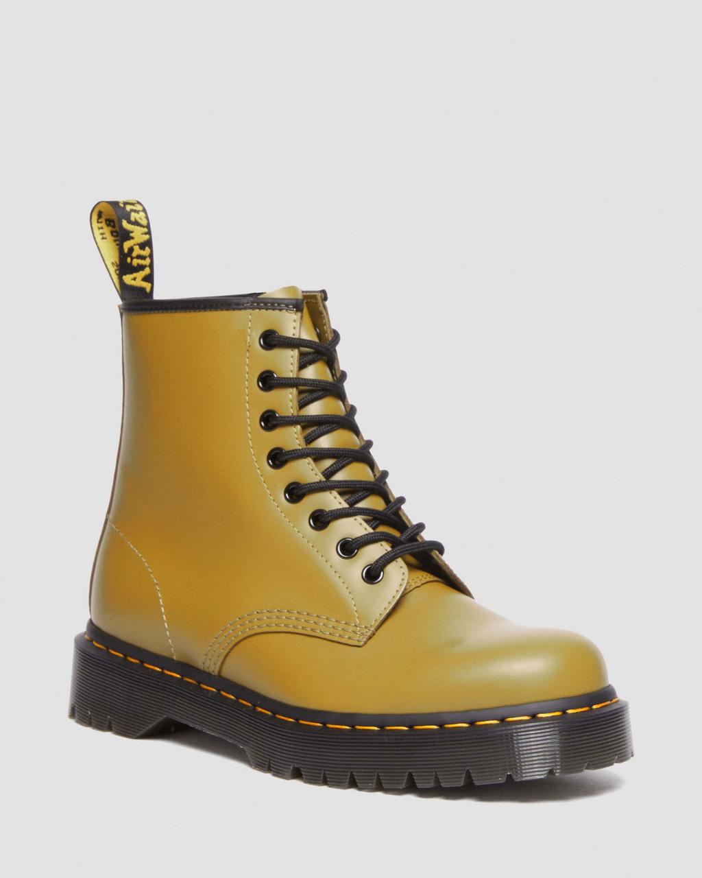Botas con Cordones Dr Martens 1460 Bex Smooth Leather Hombre Amarillos | 68078916