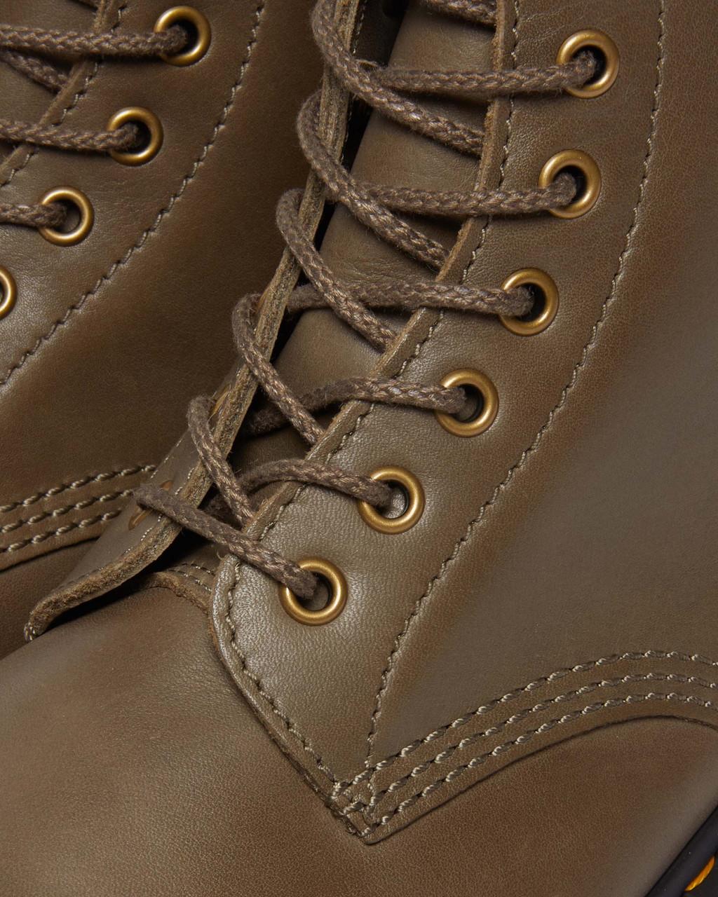 Botas con Cordones Dr Martens 1460 Carrara Leather Hombre Marrom | 62457293