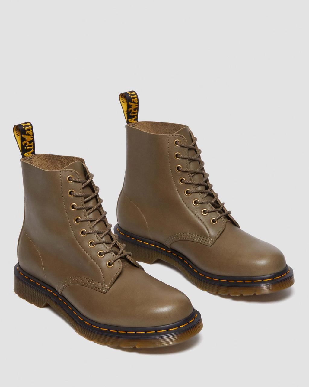 Botas con Cordones Dr Martens 1460 Carrara Leather Hombre Marrom | 62457293