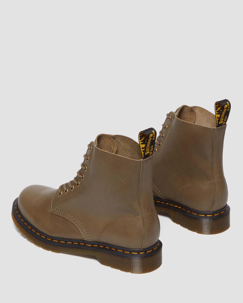 Botas con Cordones Dr Martens 1460 Carrara Leather Hombre Marrom | 62457293