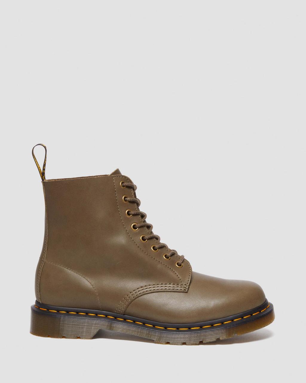 Botas con Cordones Dr Martens 1460 Carrara Leather Hombre Marrom | 62457293