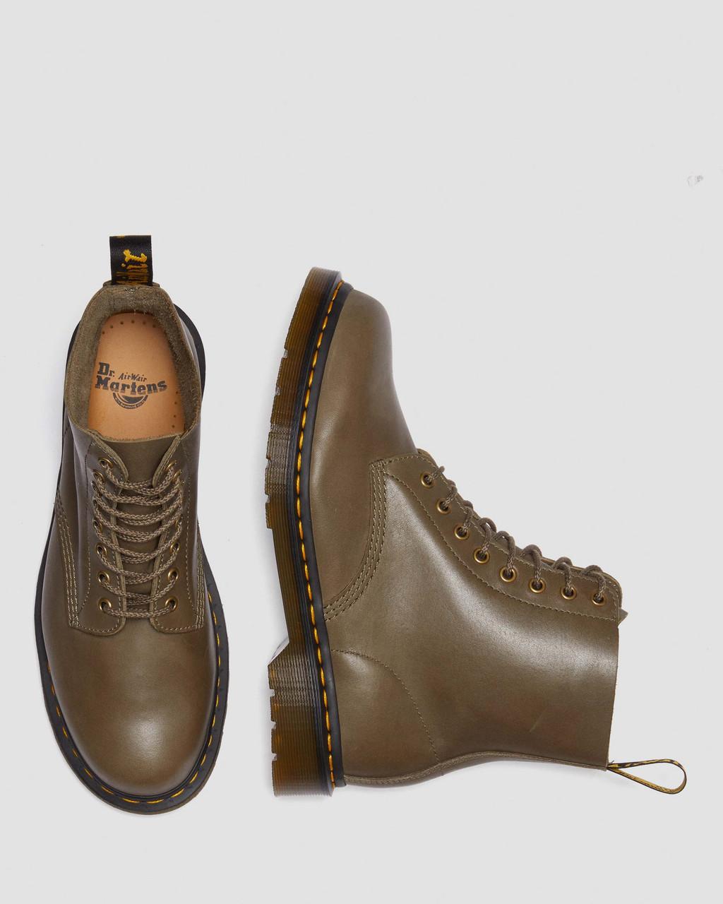 Botas con Cordones Dr Martens 1460 Carrara Leather Hombre Marrom | 62457293