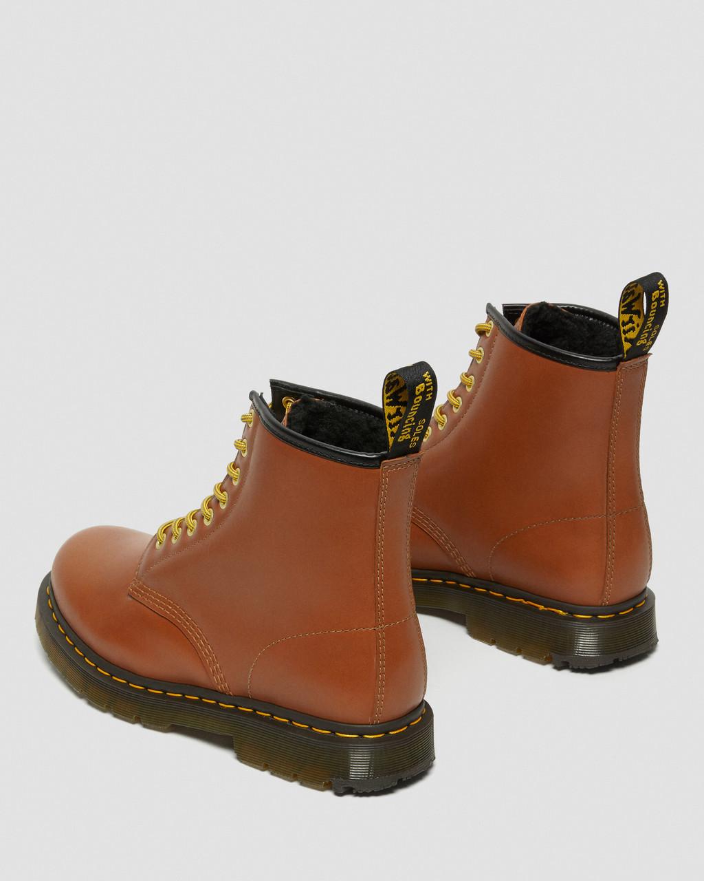 Botas con Cordones Dr Martens 1460 DM's Wintergrip Leather Mujer Marrom | 61288151