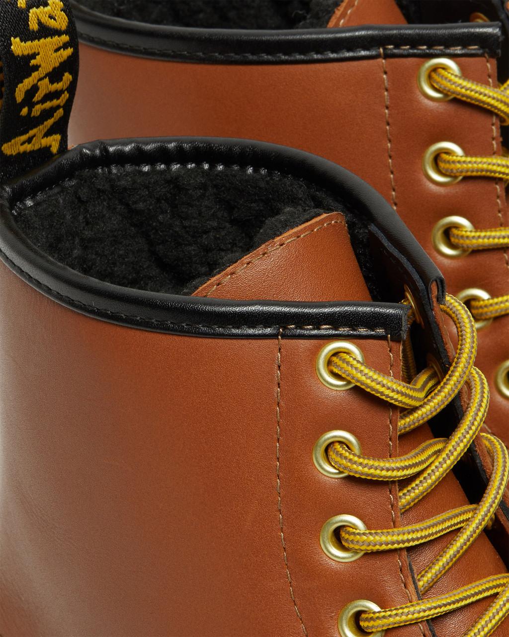 Botas con Cordones Dr Martens 1460 DM's Wintergrip Leather Mujer Marrom | 61288151