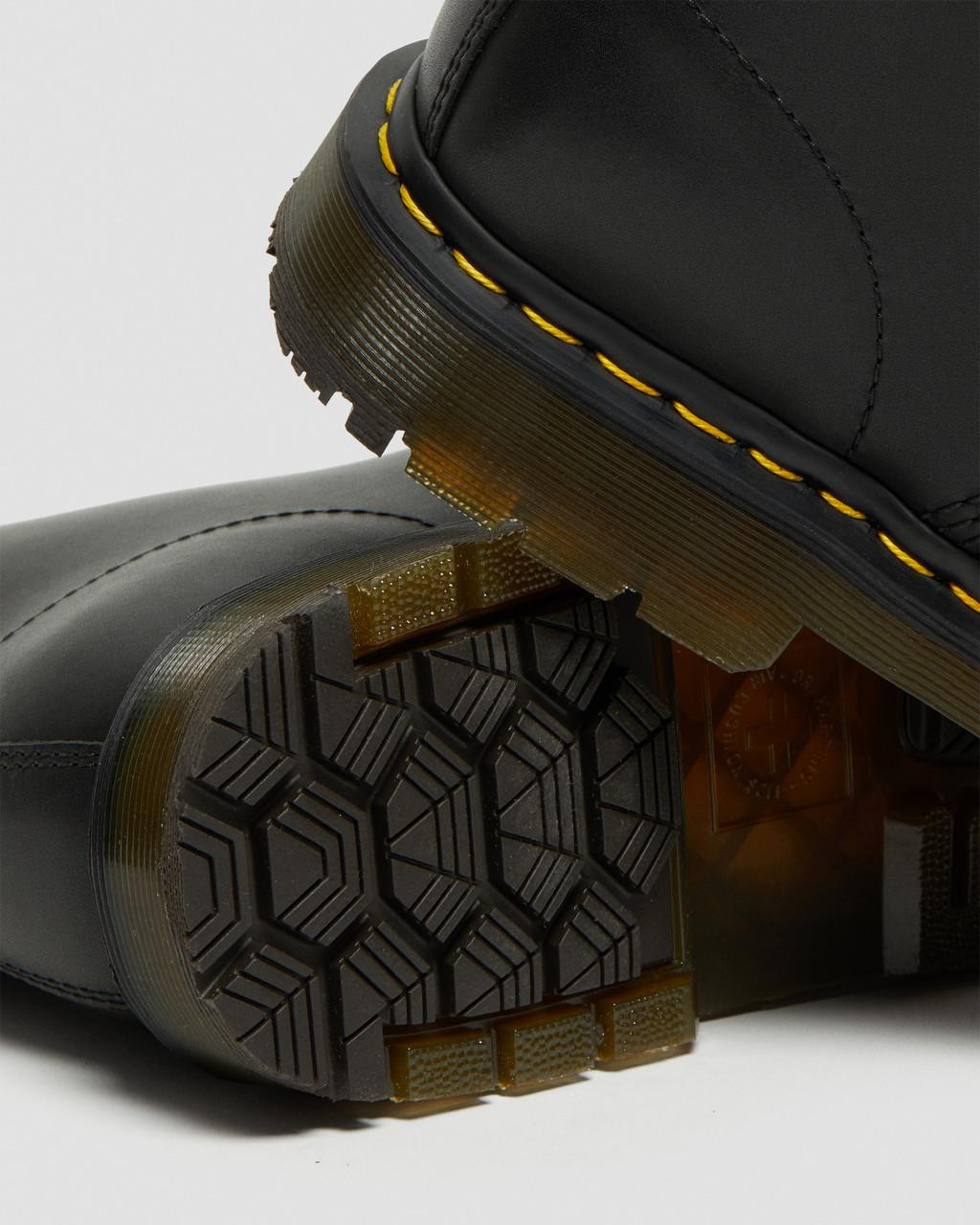 Botas con Cordones Dr Martens 1460 DM's Wintergrip Leather Mujer Negros | 94467690