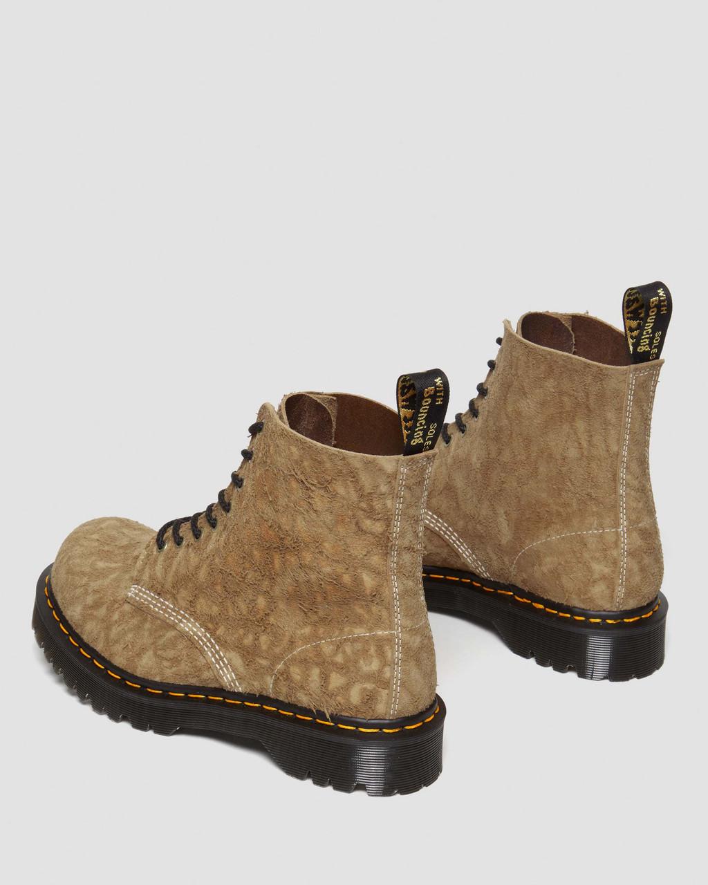 Botas con Cordones Dr Martens 1460 Made in England Emboss Suede Hombre Marrom | 50167555