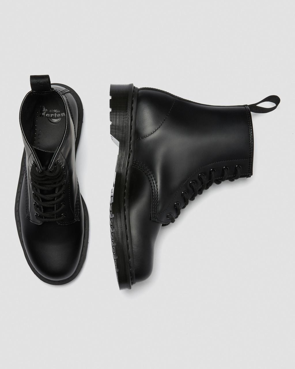 Botas con Cordones Dr Martens 1460 Mono Smooth Leather Hombre Negros | 73634943