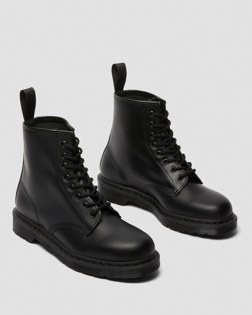 Botas con Cordones Dr Martens 1460 Mono Smooth Leather Hombre Negros | 73634943