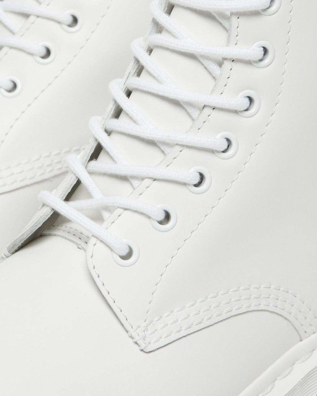 Botas con Cordones Dr Martens 1460 Mono Smooth Leather Hombre Blancos | 42861338