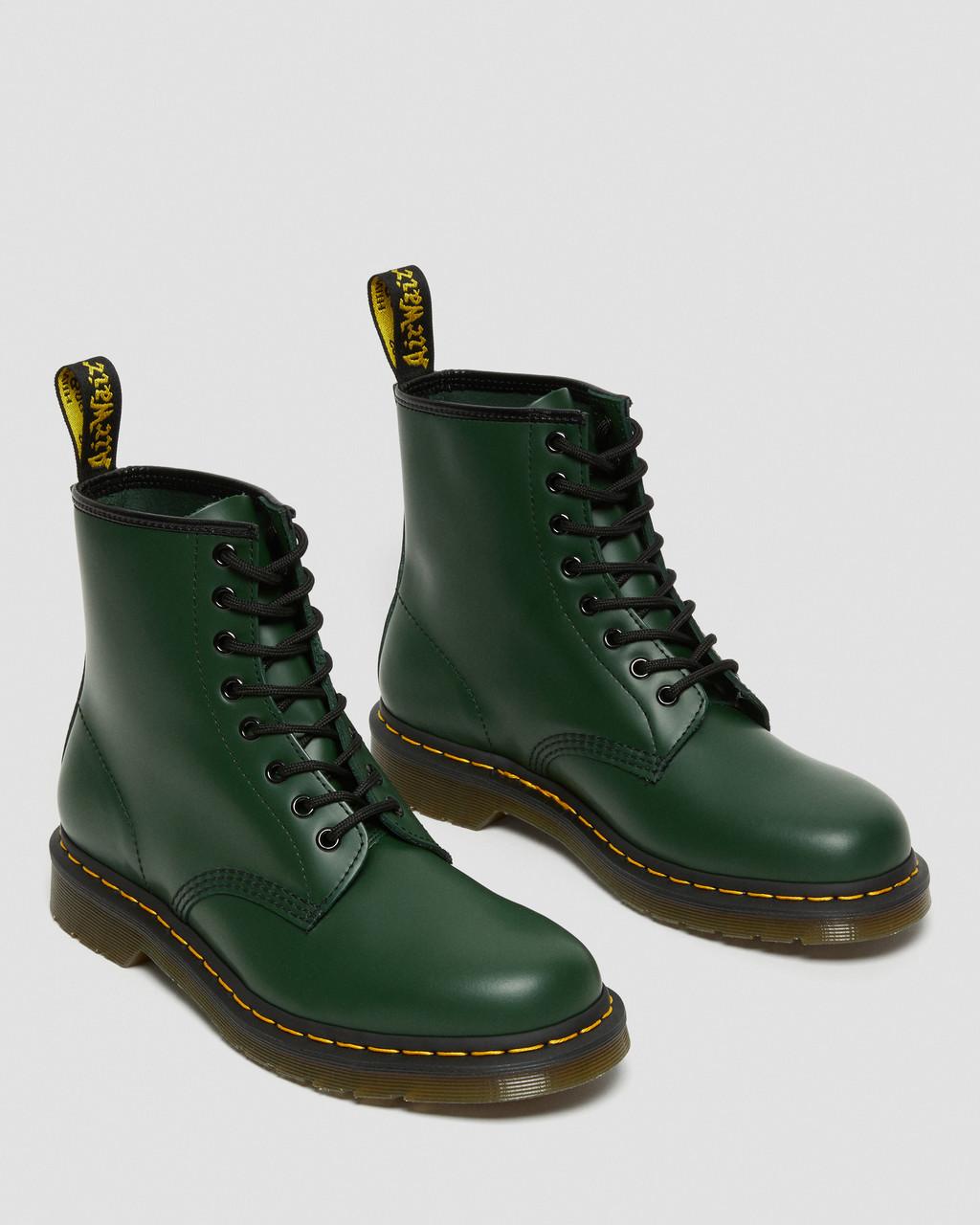 Botas con Cordones Dr Martens 1460 Smooth Leather Hombre Verdes | 31286732