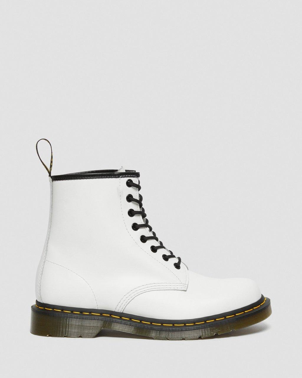 Botas con Cordones Dr Martens 1460 Smooth Leather Hombre Blancos | 73869109
