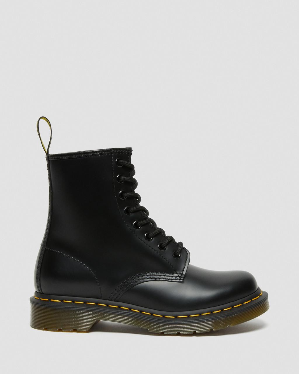 Botas con Cordones Dr Martens 1460 Smooth Leather Mujer Negros | 59121772
