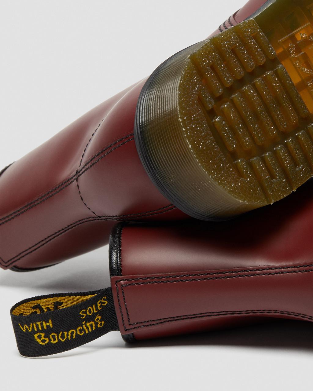 Botas con Cordones Dr Martens 1460 Smooth Leather Mujer Rojos | 33592899
