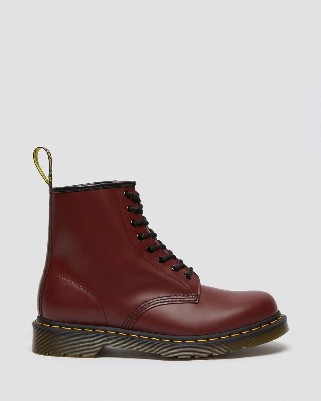 Botas con Cordones Dr Martens 1460 Smooth Leather Mujer Rojos | 33592899
