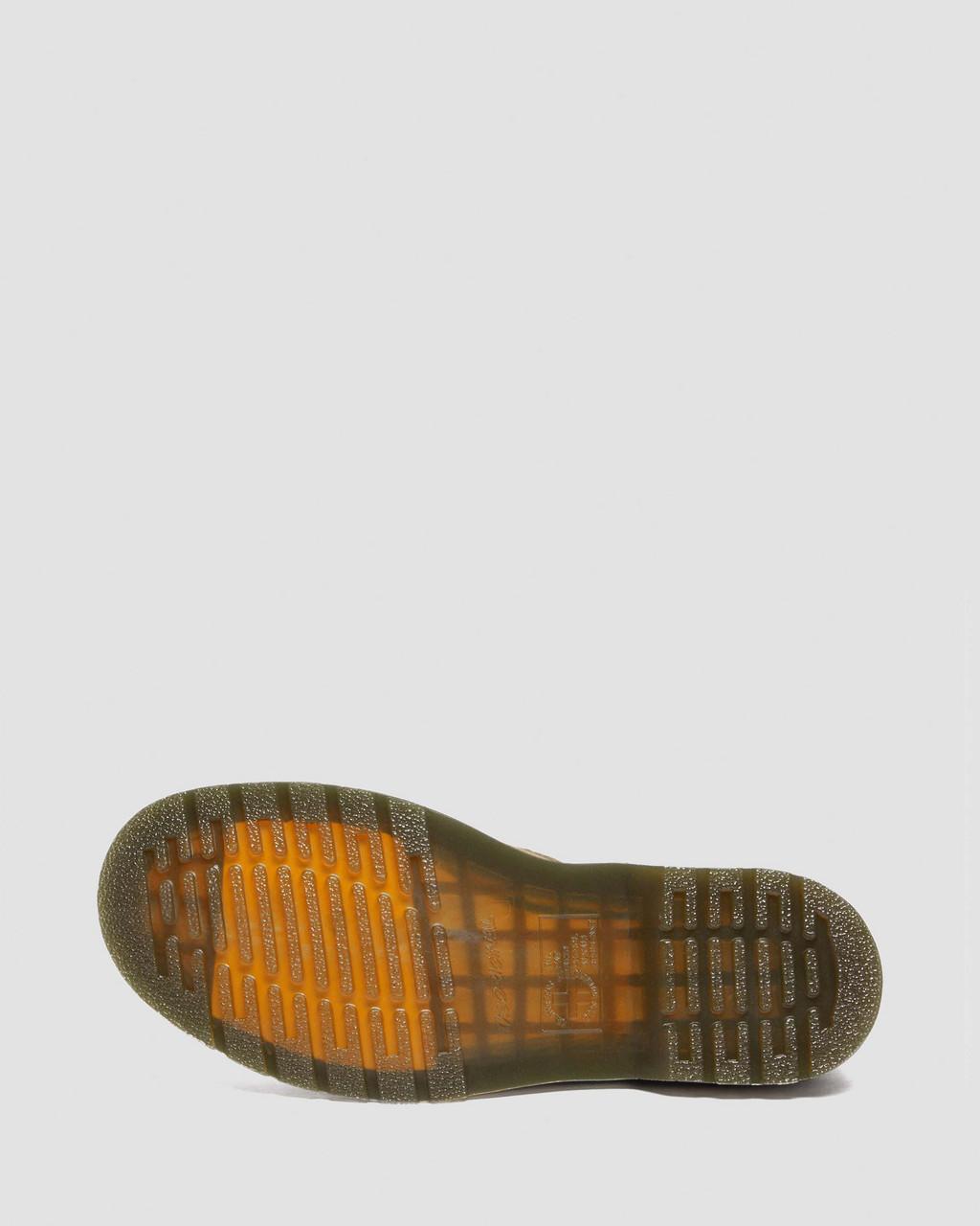 Botas con Cordones Dr Martens 1460 Tumbled Nubuck Leather Mujer Marrom | 90077318