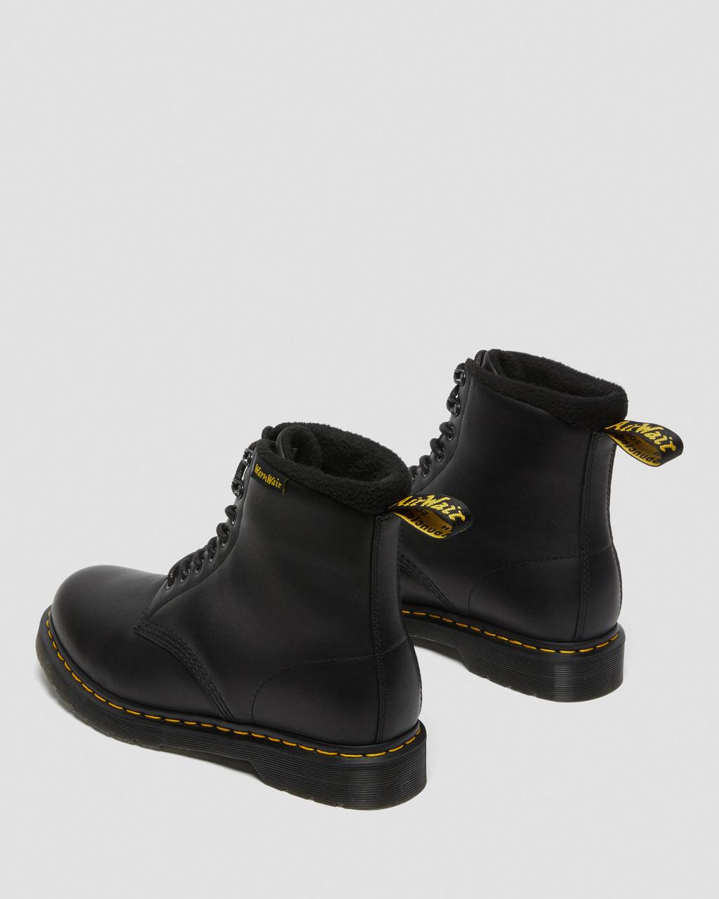 Botas con Cordones Dr Martens 1460 Warmwair Leather Mujer Negros | 30803759
