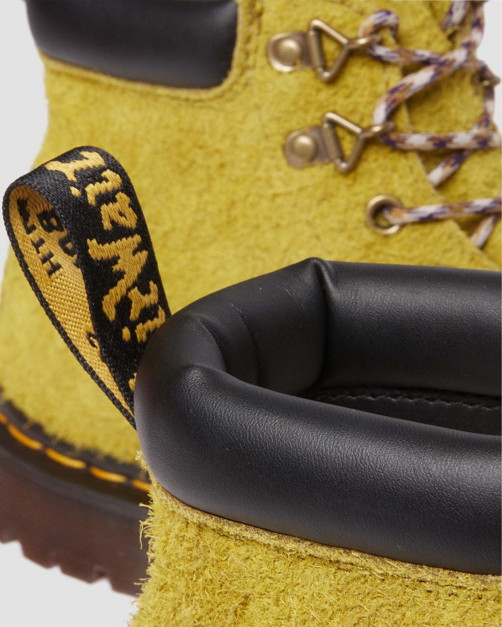 Botas con Cordones Dr Martens 939 Ben Suede Padded Collar Mujer Amarillos | 94317125