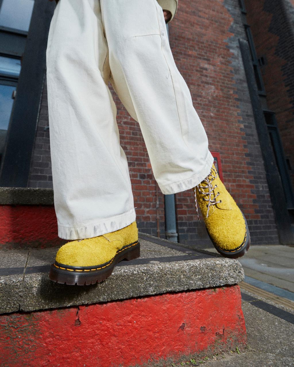 Botas con Cordones Dr Martens 939 Ben Suede Padded Collar Hombre Amarillos | 31329264