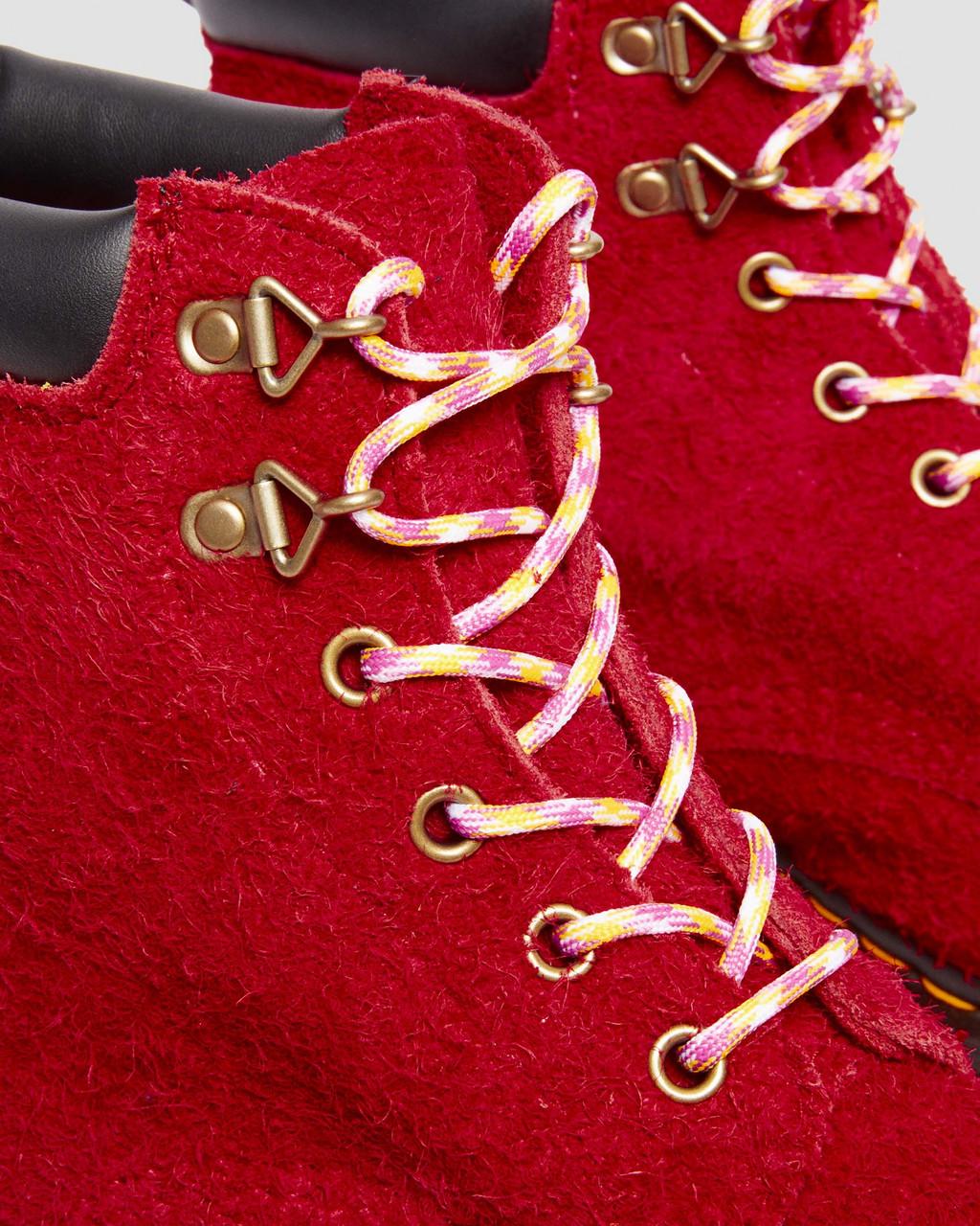 Botas con Cordones Dr Martens 939 Ben Suede Padded Collar Hombre Rojos | 41641308