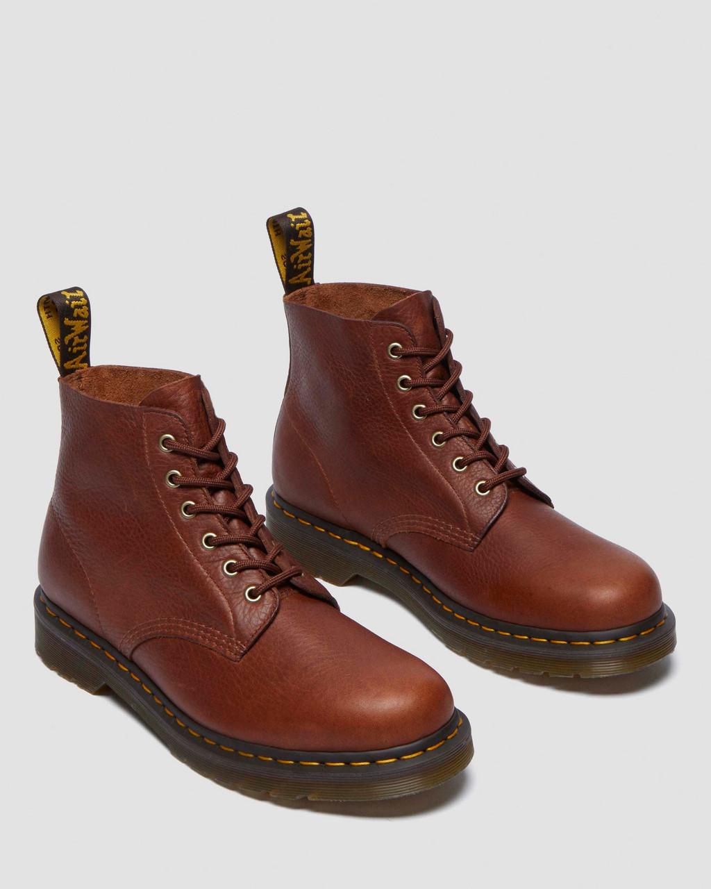 Botines Dr Martens 101 Ambassador Leather Mujer Marrom | 16724159