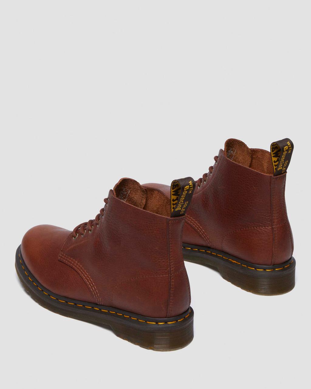 Botines Dr Martens 101 Ambassador Leather Mujer Marrom | 16724159