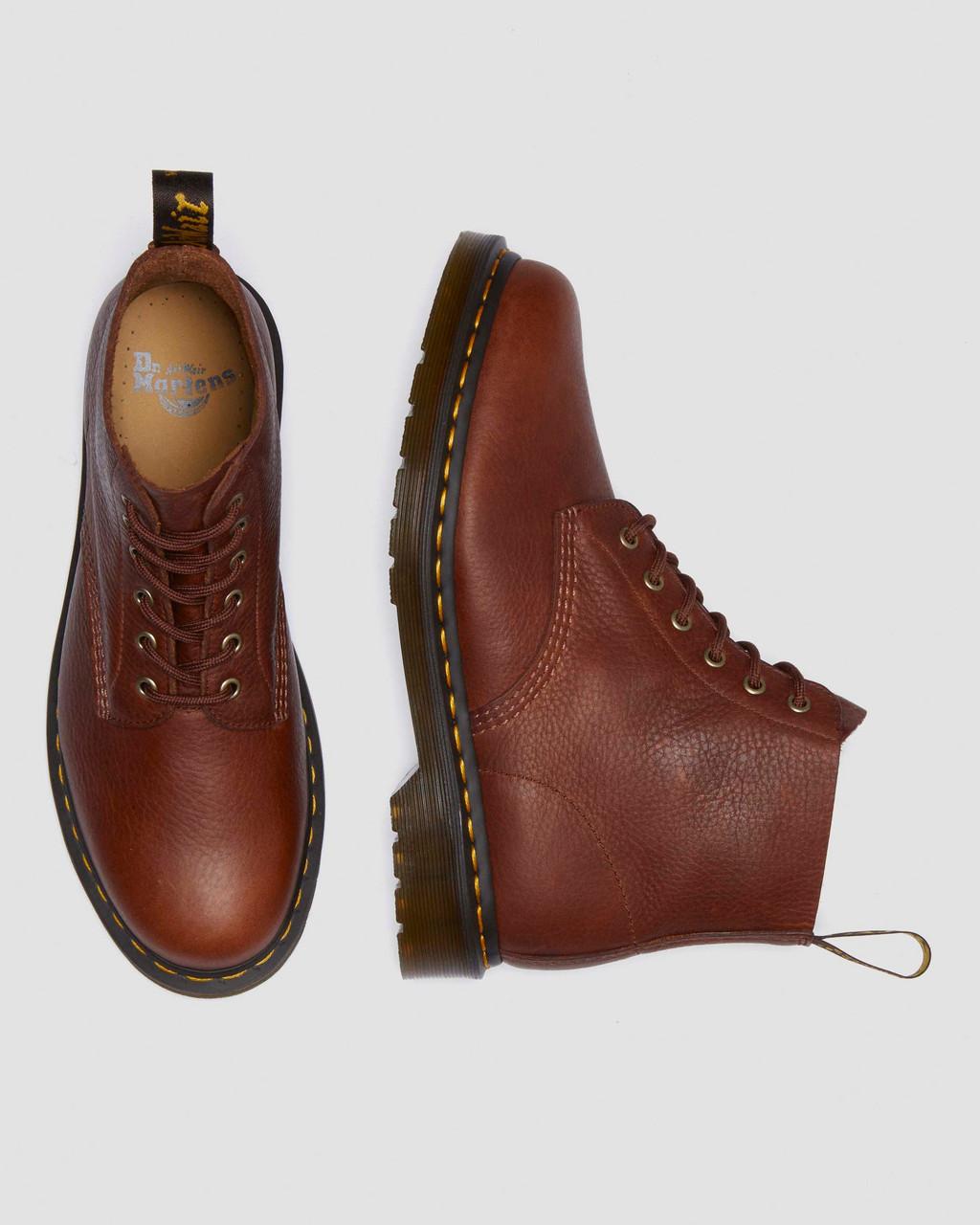 Botines Dr Martens 101 Ambassador Leather Mujer Marrom | 16724159