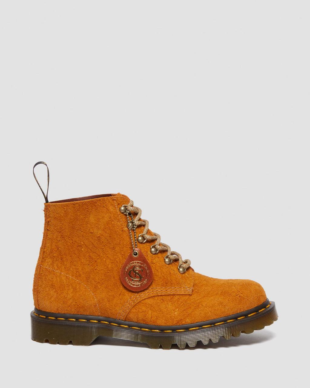 Botines Dr Martens 101 Made in England Hardware Suede Mujer Marrom | 12513579