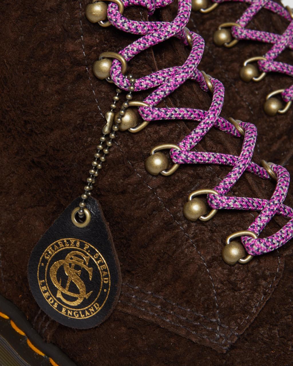 Botines Dr Martens 101 Made in England Hardware Suede Mujer Marrom | 17330384