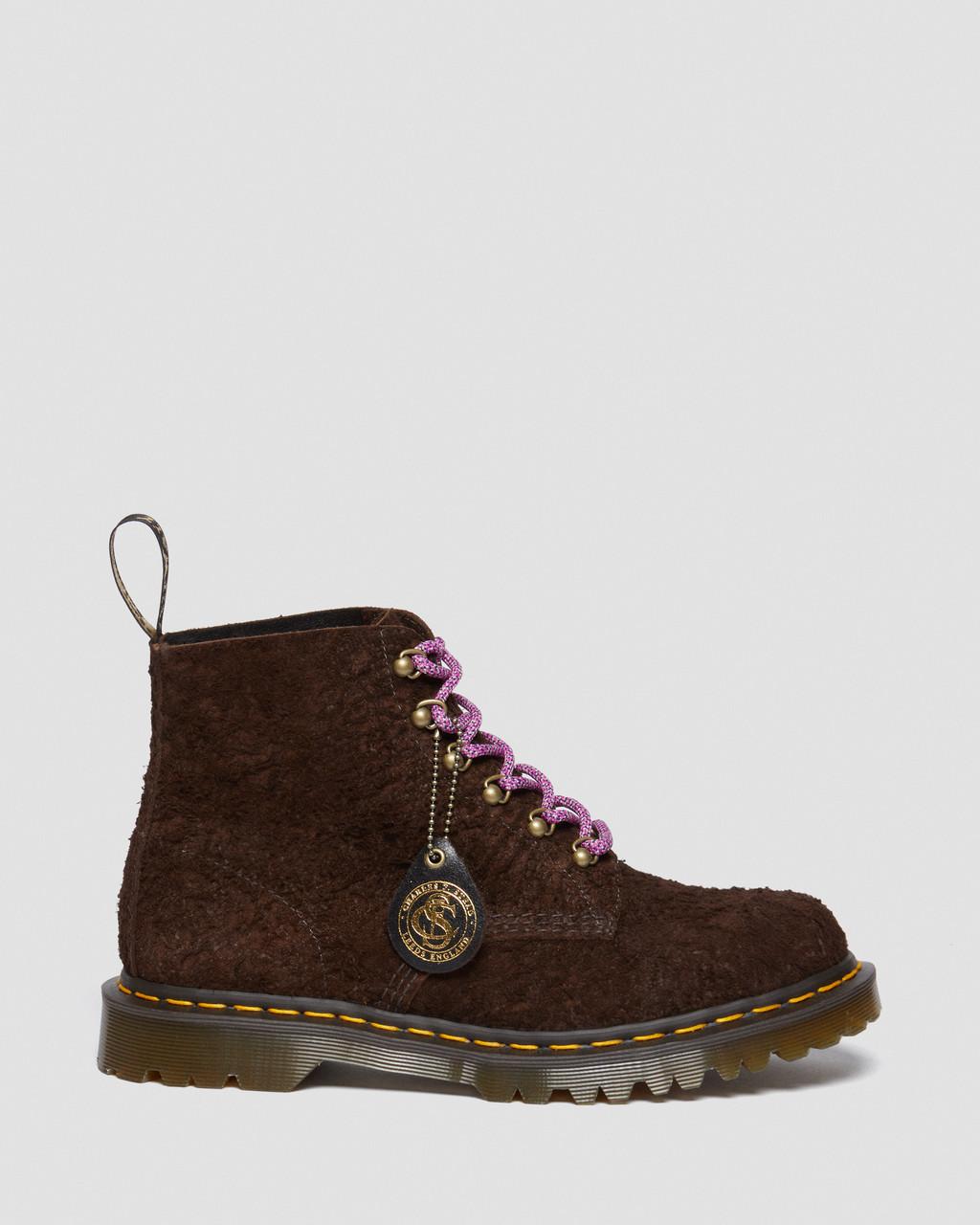 Botines Dr Martens 101 Made in England Hardware Suede Mujer Marrom | 17330384