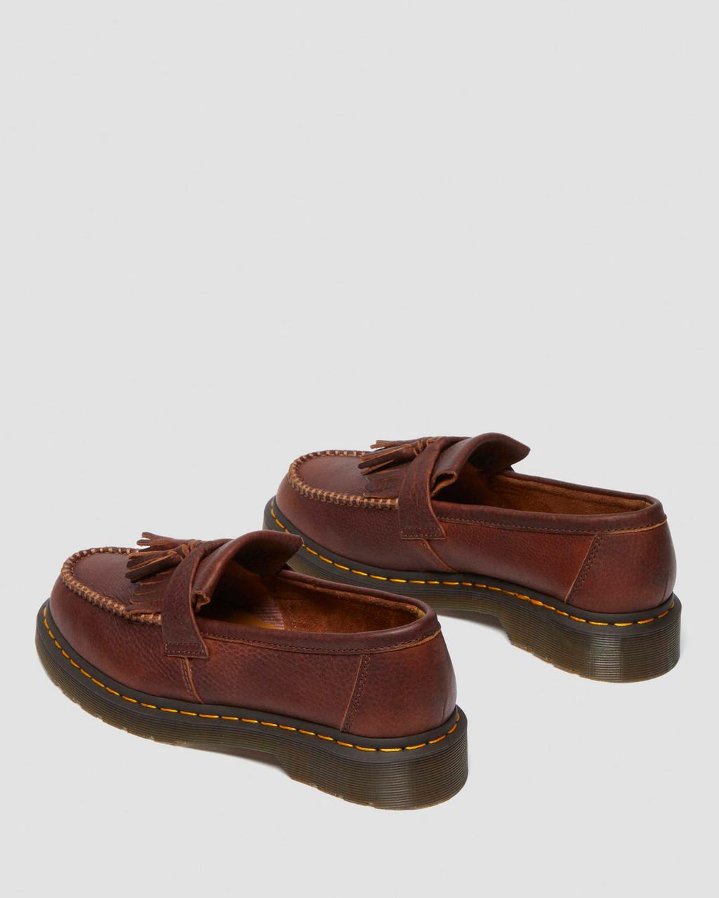 Mocasines Dr Martens Adrian Ambassador Yellow Stitch Leather Hombre Vino | 27030092